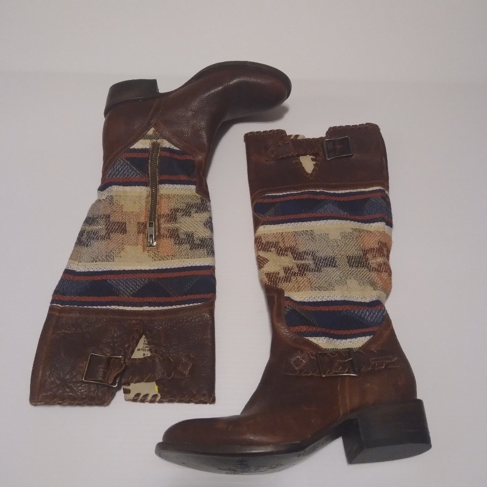 FREEBIRD by Steven Aztec QXOTE  Knee high Boots - Picture 2 of 15